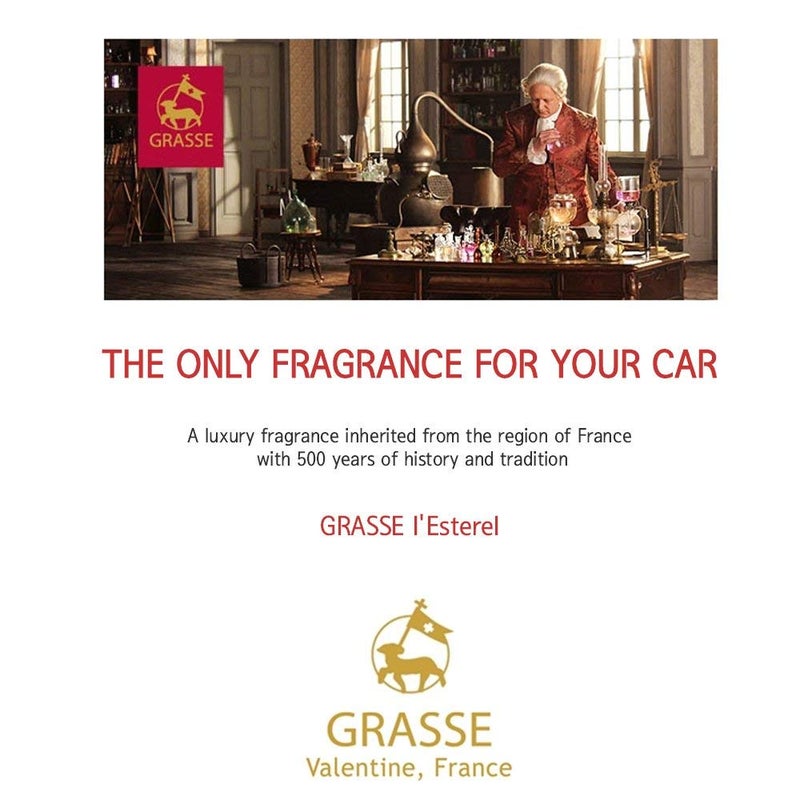 Bullsone Grasse L'esterel, Natural Car Air Fresheners, Luxury Car Perfume - Bulgarian Rose - Image 4